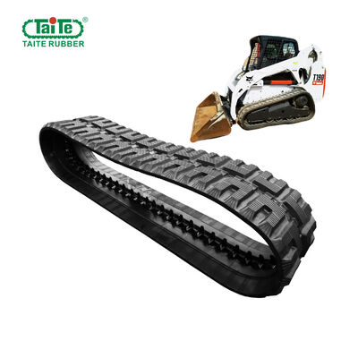 سعر جيد مسارات المطاط الانزلاقية المستمرة 320x86BCx49 لـ BOBCAT Skid Loader T190C- الملف الشخصي مع تلف الأرض أقل الانترنت