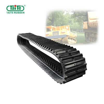 سعر جيد مسارات مطاطية لشركة Mitsubishi للمعدات الثقيلة 800x150x68mm مع تقنية مكافحة الاهتزازات و ISO9001: 2015 معتمدة لـ Dumper الانترنت