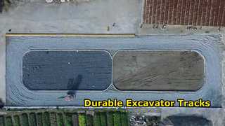 شاهد: مسارات حفارة مطاطية بعرض 400 مم T400 X 72.5 X 72W لعرض HITACHI EX50 - EX55